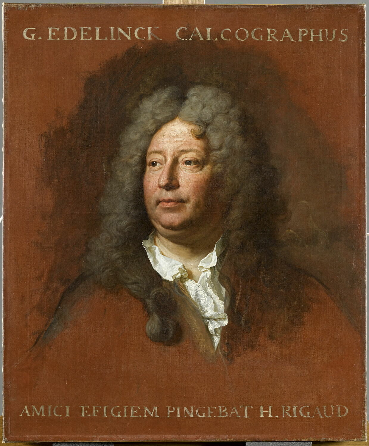Gérard Edelinck (1640-1707), Rigaud, Hyacinthe, Fin du XVIIe siècle (vers 1706 - 1707)