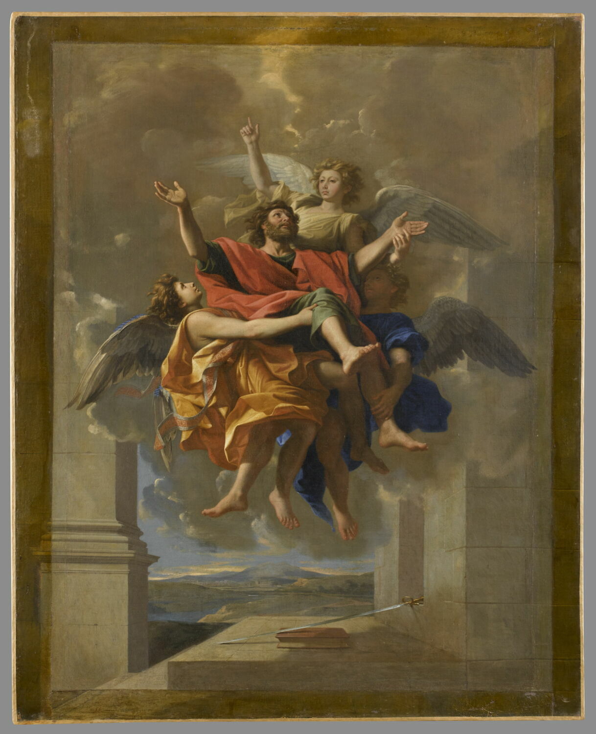 Le Ravissement de saint Paul, Poussin, Nicolas, Milieu du XVIIe siècle (1649 - 1650)