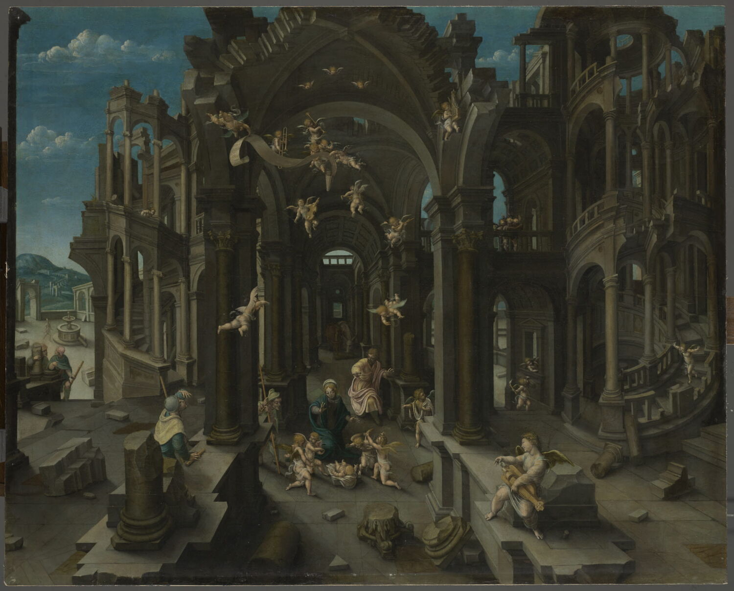 Adoration des bergers, France, 1e moitié du XVIe siècle (1500 - 1550)