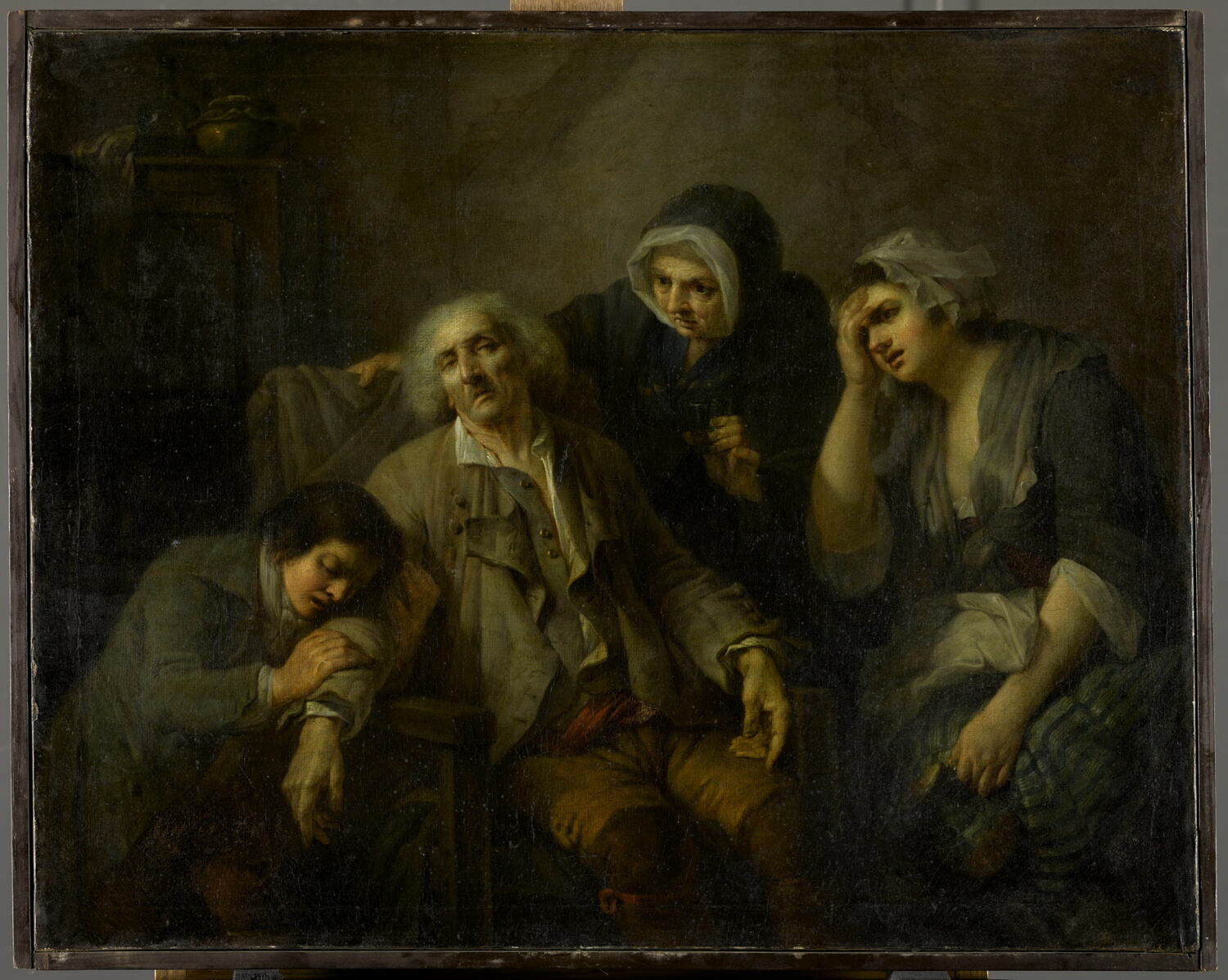 La Mort du père., Greuze, Jean-Baptiste, XVIIIe siècle (1700 - 1800)