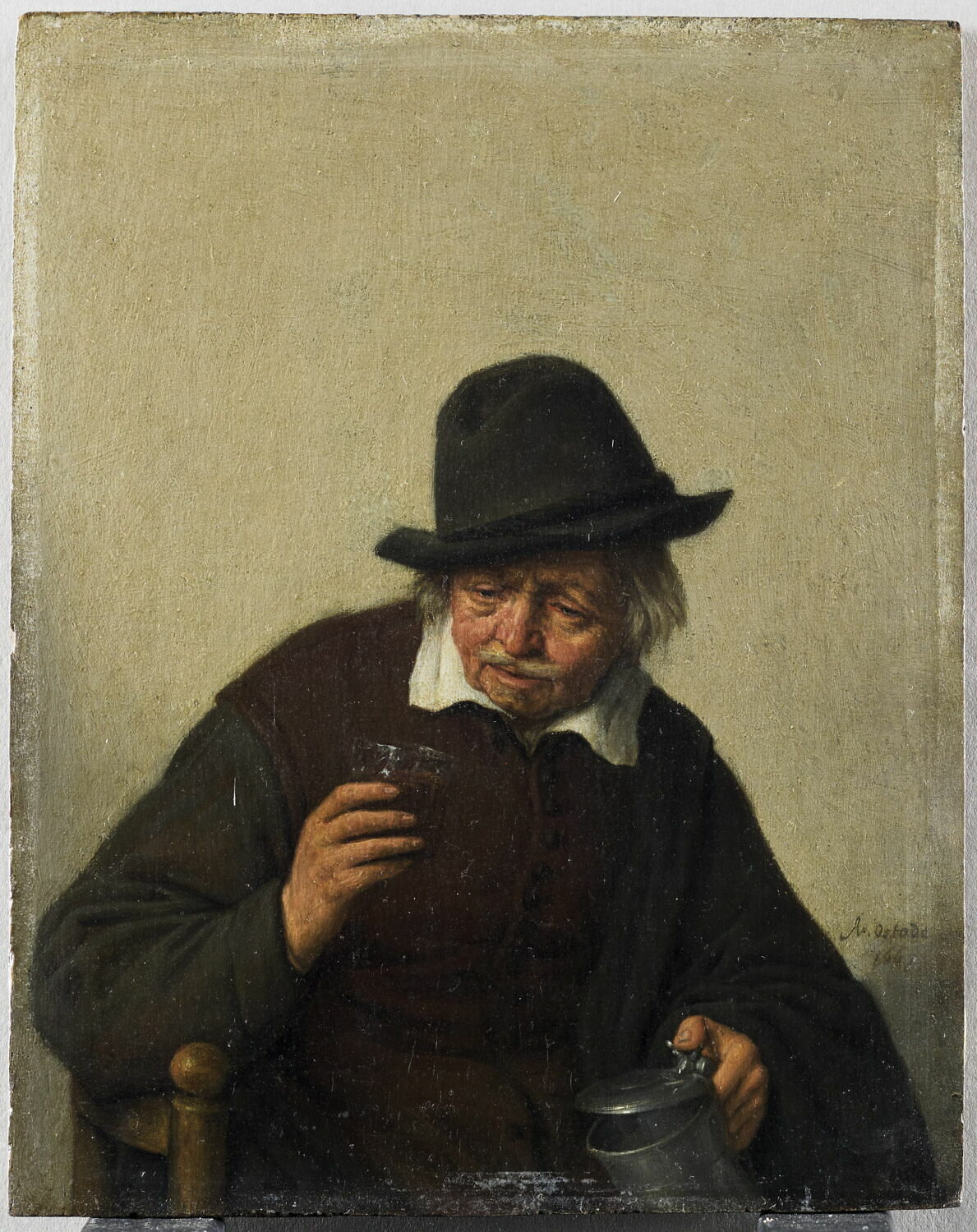 Le Buveur, Ostade, Adriaen van, XVIIe siècle (1600 - 1700)