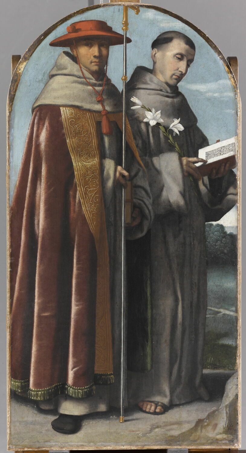 Saint Bonaventure et saint Antoine de Padoue, Moretto, 1e moitié du XVIe siècle (1500 - 1550)