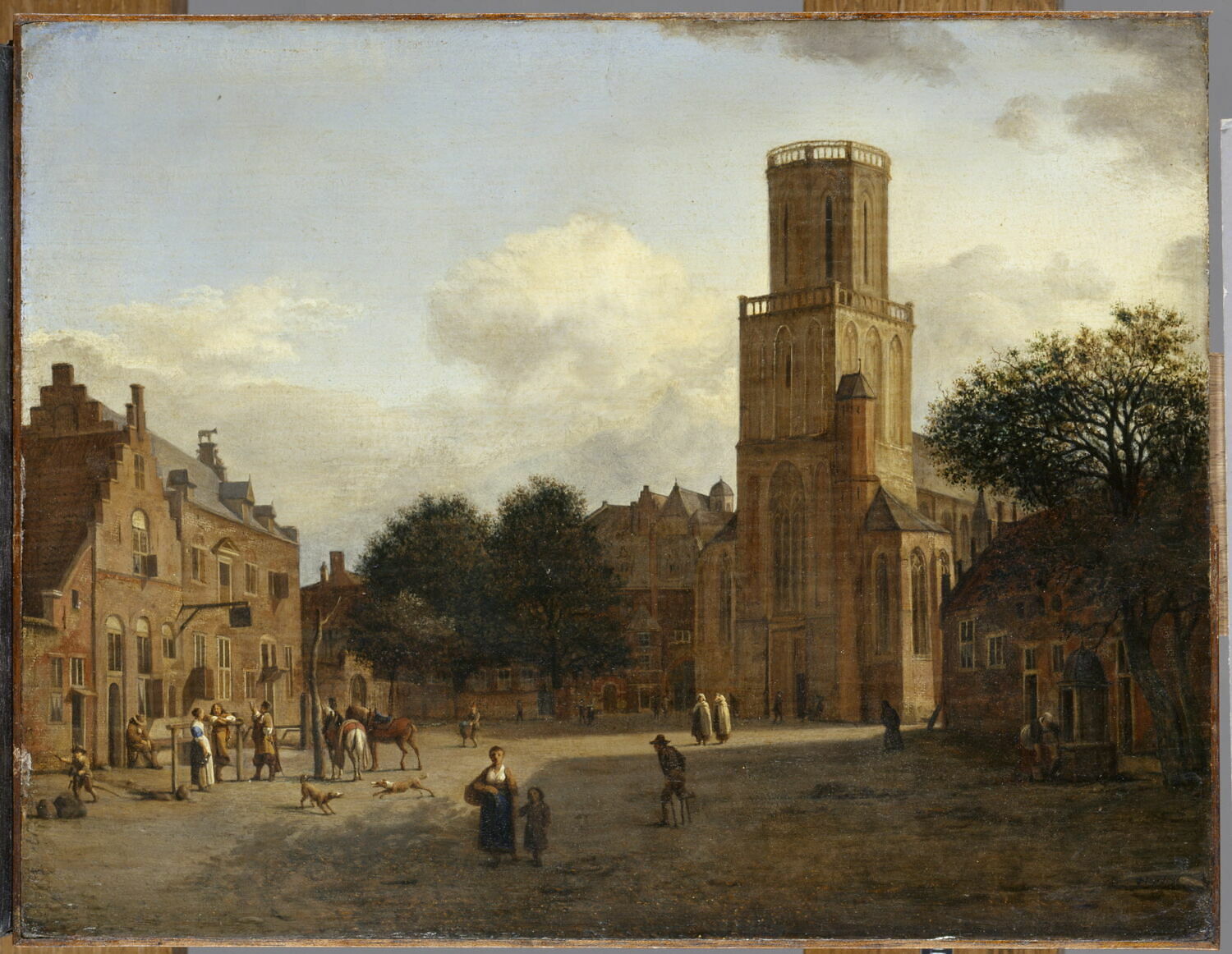 L'Église Sainte-Aldegonde à Emmerich (Allemagne), Heyden, Jan van der, XVIIe siècle (vers 1672)