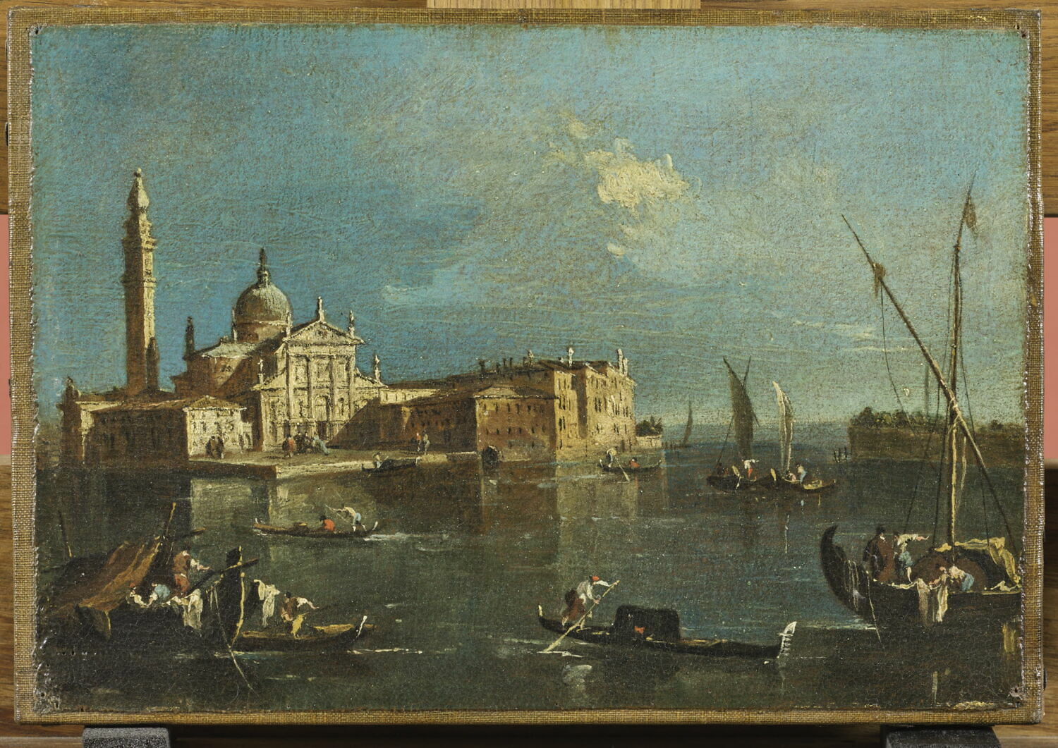 L'église San Giorgio Maggiore à Venise, Guardi, Francesco, 3e quart du XVIIIe siècle (vers 1780)