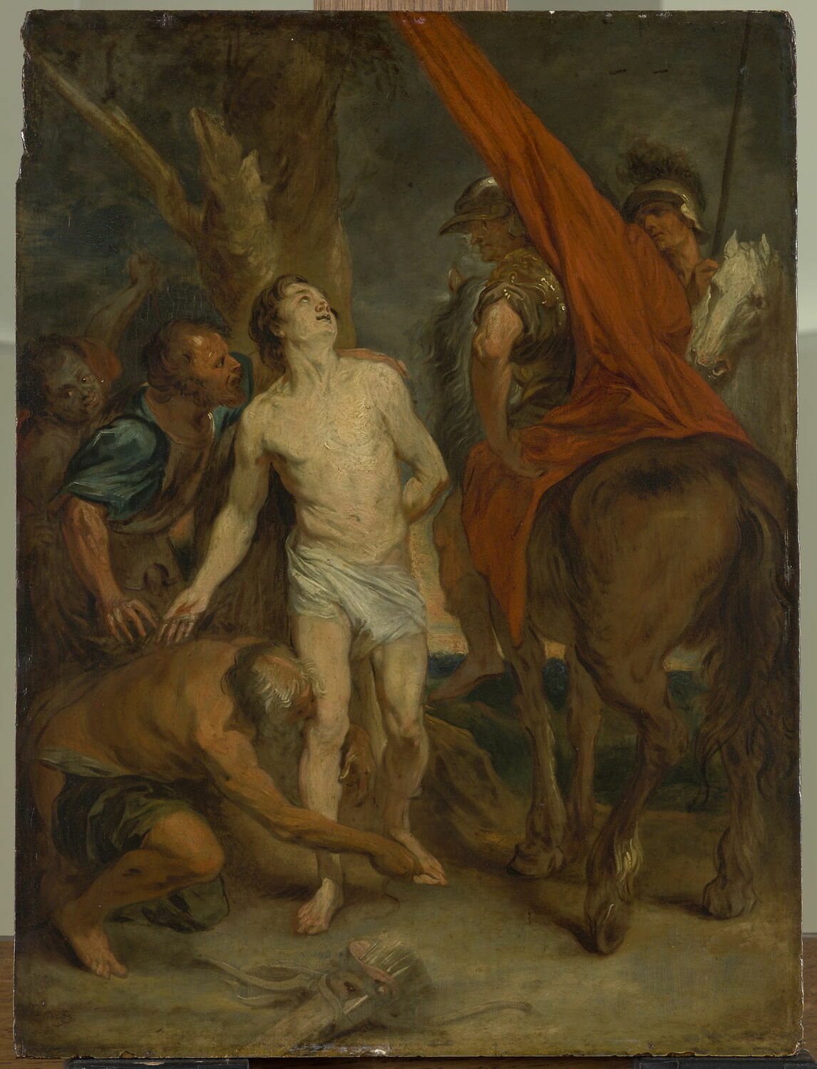 Les Préparatifs du martyre de saint Sébastien, Dyck, Antoon van, Fin du XVIIIe siècle (Après 1799 ?) (après 1799)