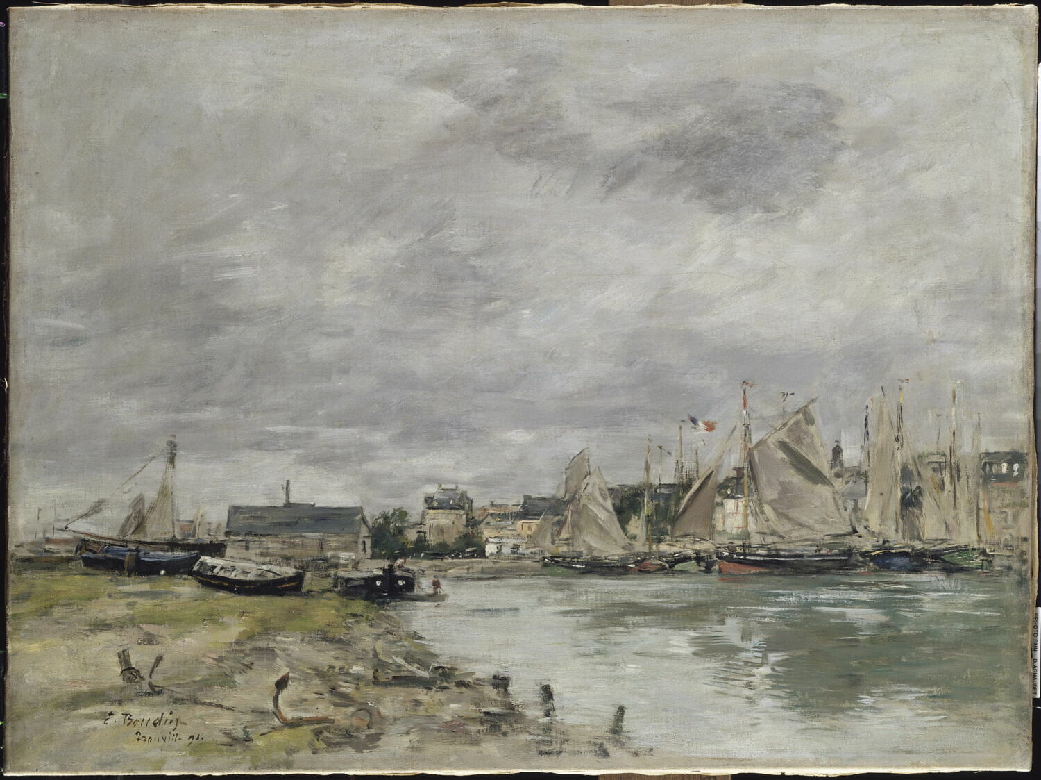 Port de Trouville., Boudin, Eugène, 4e quart du XIXe siècle (1891)
