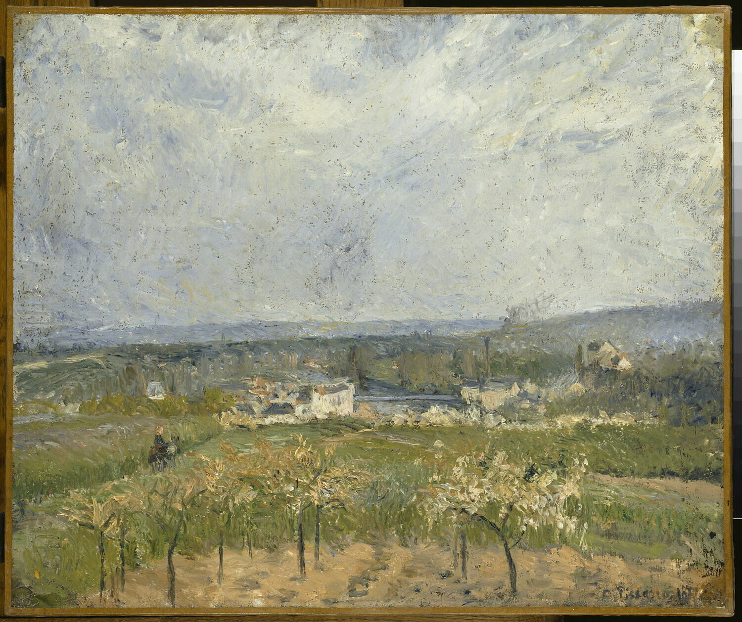 Paysage à Pontoise, Pissarro, Camille, 4e quart du XIXe siècle (1877)