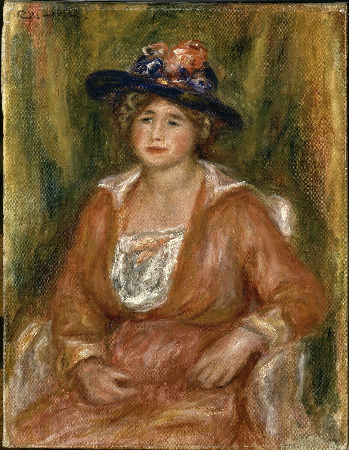 Portrait de femme assise, Renoir, Pierre Auguste, Fin du XIXe siècle - début du XXè siècle (1875 - 1925)