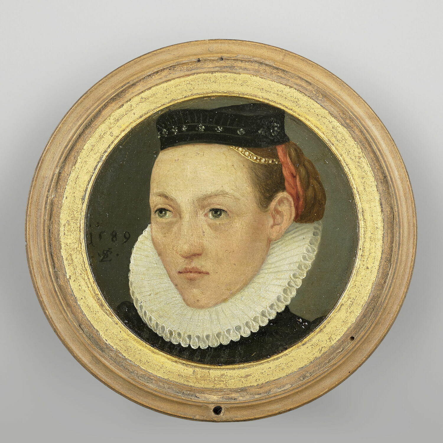 Portrait de femme à collerette, Strauch, Lorentz, 4e quart du XVIe siècle (1589)