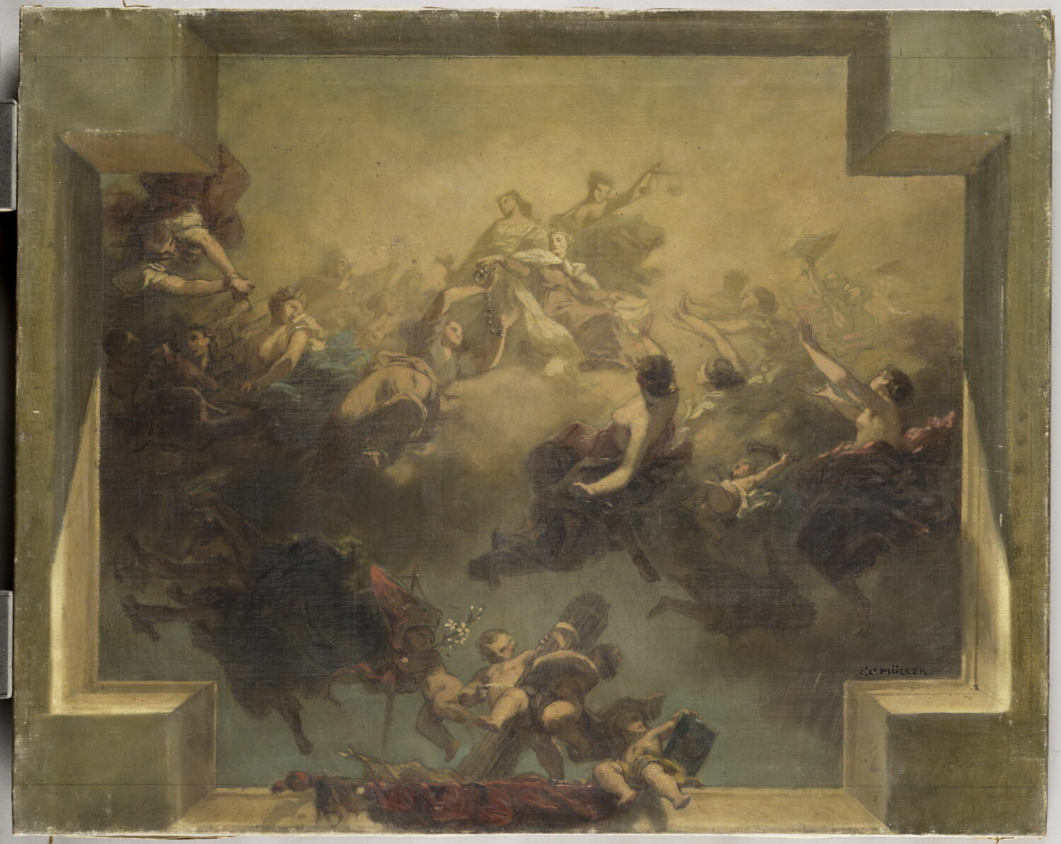 La France délivrant les opprimés, Müller, Charles-Louis, 2e quart du XIXe siècle (1860)