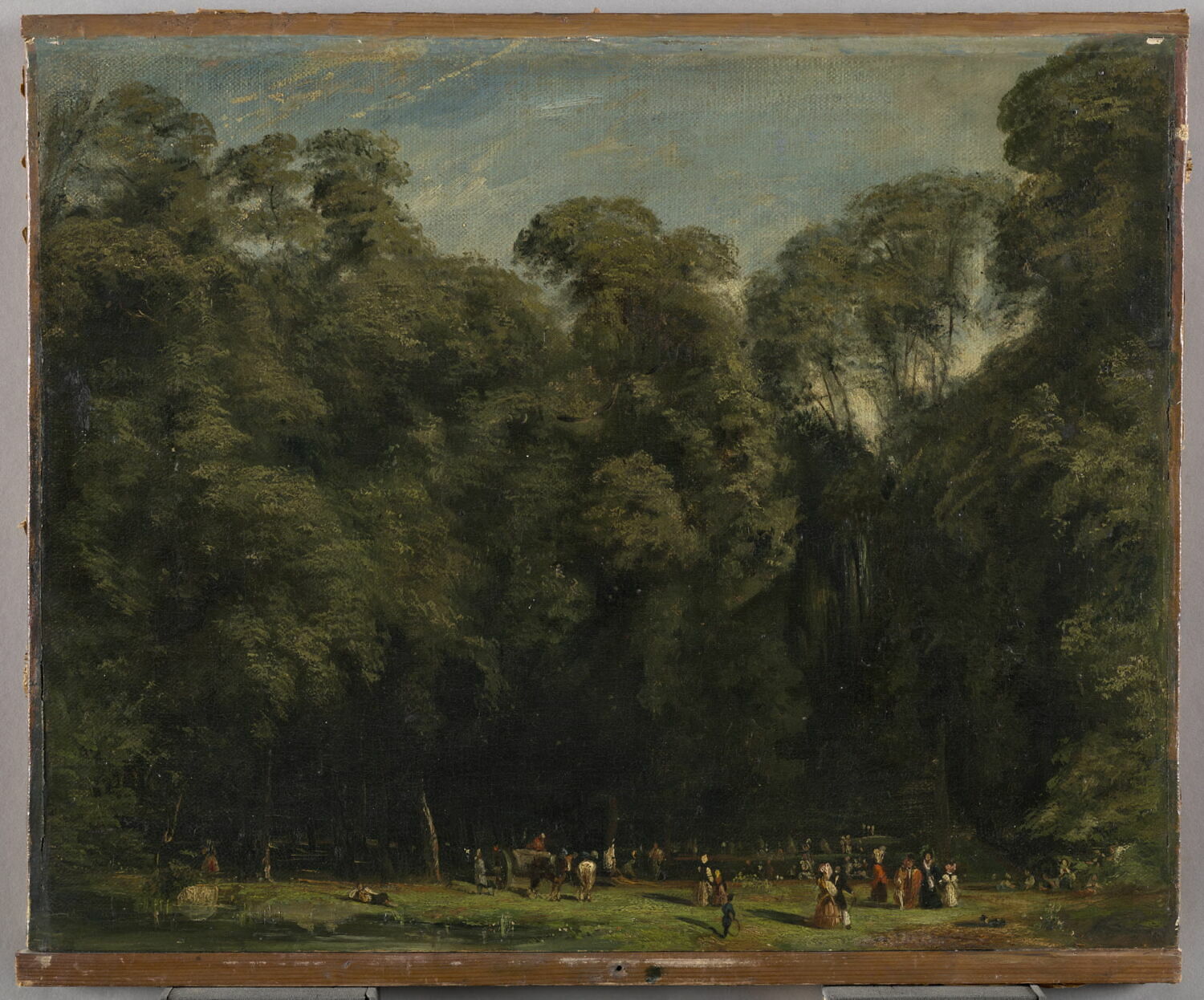 Le parc de Saint-Cloud un jour de fête, Huet, Paul, 2e quart du XIXe siècle (1829)