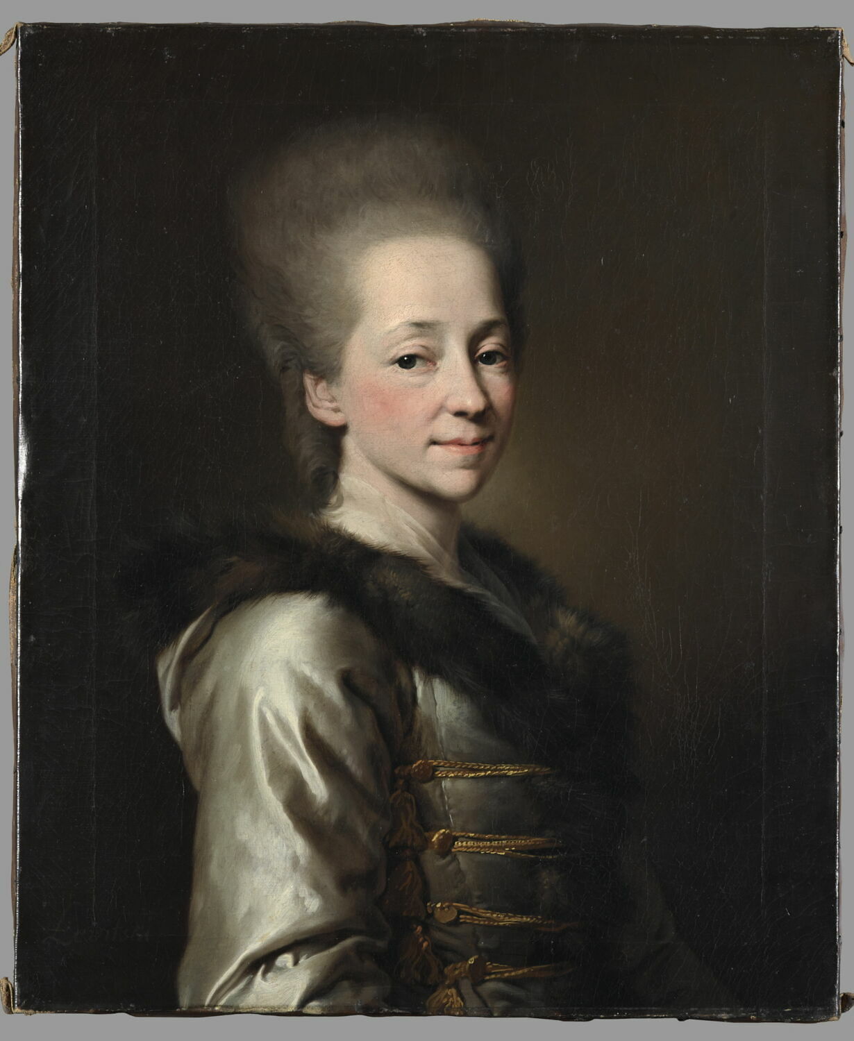 Portrait de Maria Ivanovna Narychkine (1731-1807), dit auparavant Portrait de la princesse Maria Pavlovna Narychkine, Levitskii, Dmitri Grigorievitch, 3e quart du XVIIIe siècle (1750 - 1775)