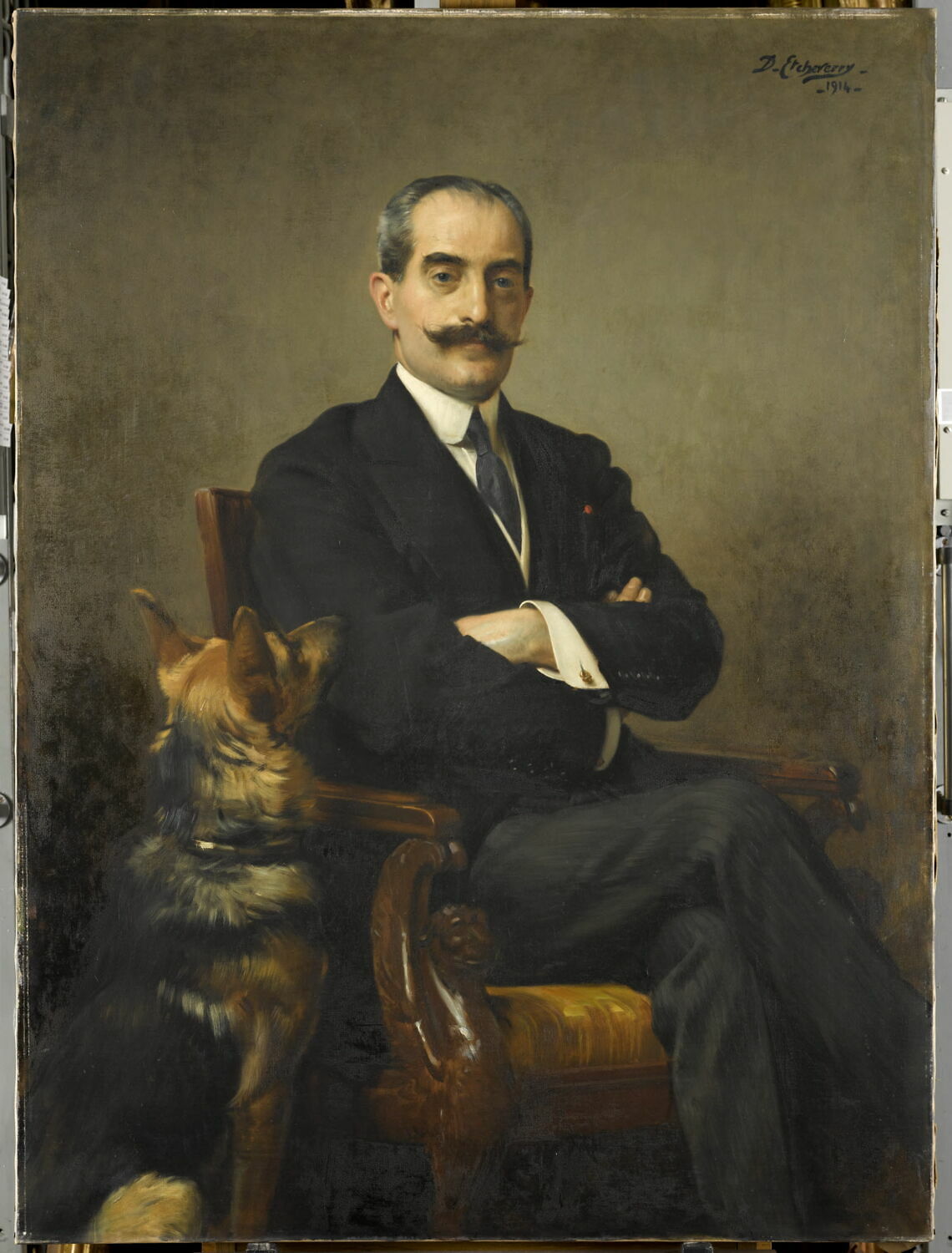 Eugène Pujalet (1867-1952), directeur des musées nationaux en 1912-1913, Etcheverry, Denis, 1e quart du XXe siècle (1914)