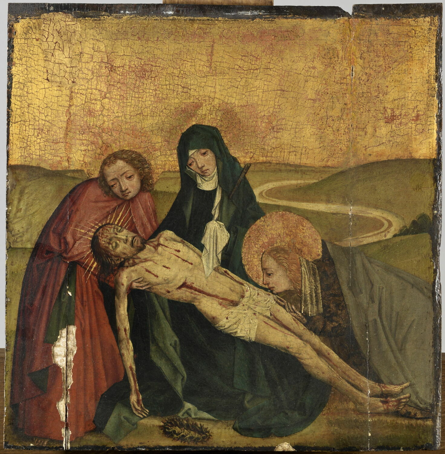 Pietà, Anonyme, Milieu du XVe siècle (1440 - 1460)