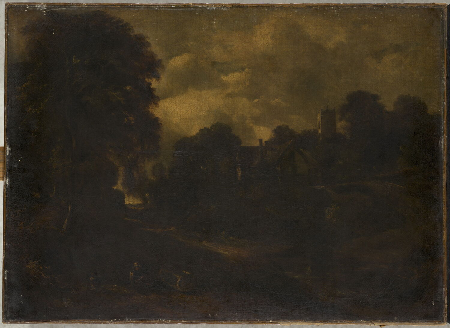The Glebe Farm, à Langham (Suffolk)., Constable, John, 2e quart du XIXe siècle (1840)
