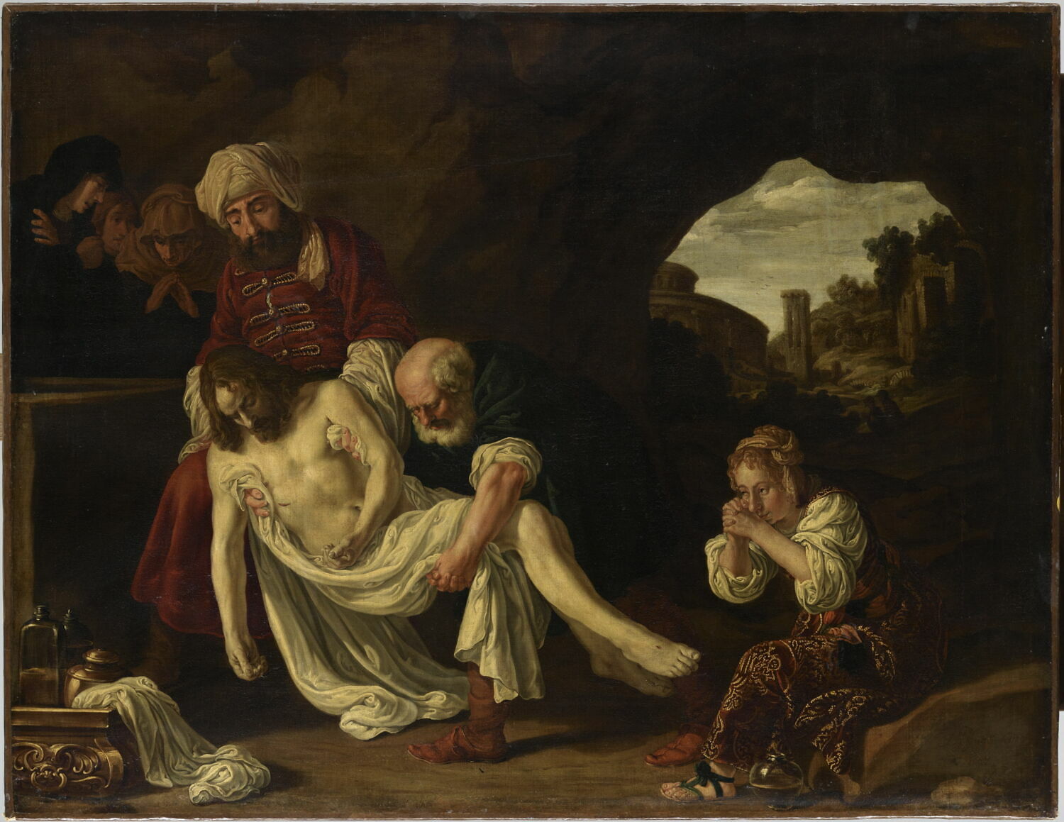 La Mise au tombeau Louvre Collections