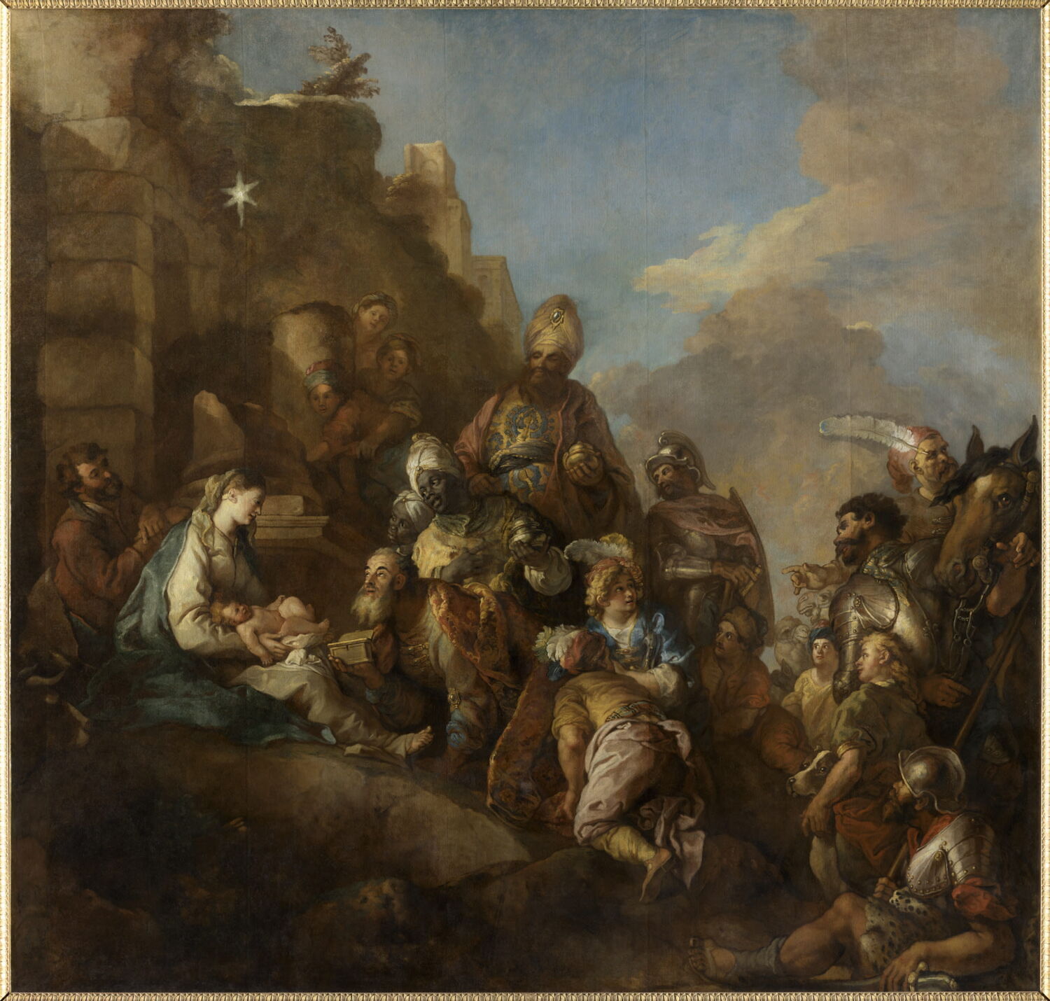 L'Adoration des Mages, La Fosse, Charles de, 1e quart du XVIIIe siècle (1715)