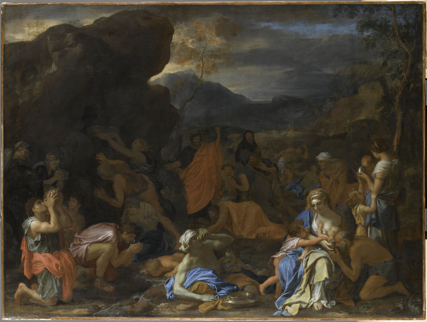 Le Frappement du rocher, Шарль Лебрен, вторая половина XVII века (ок. 1650)