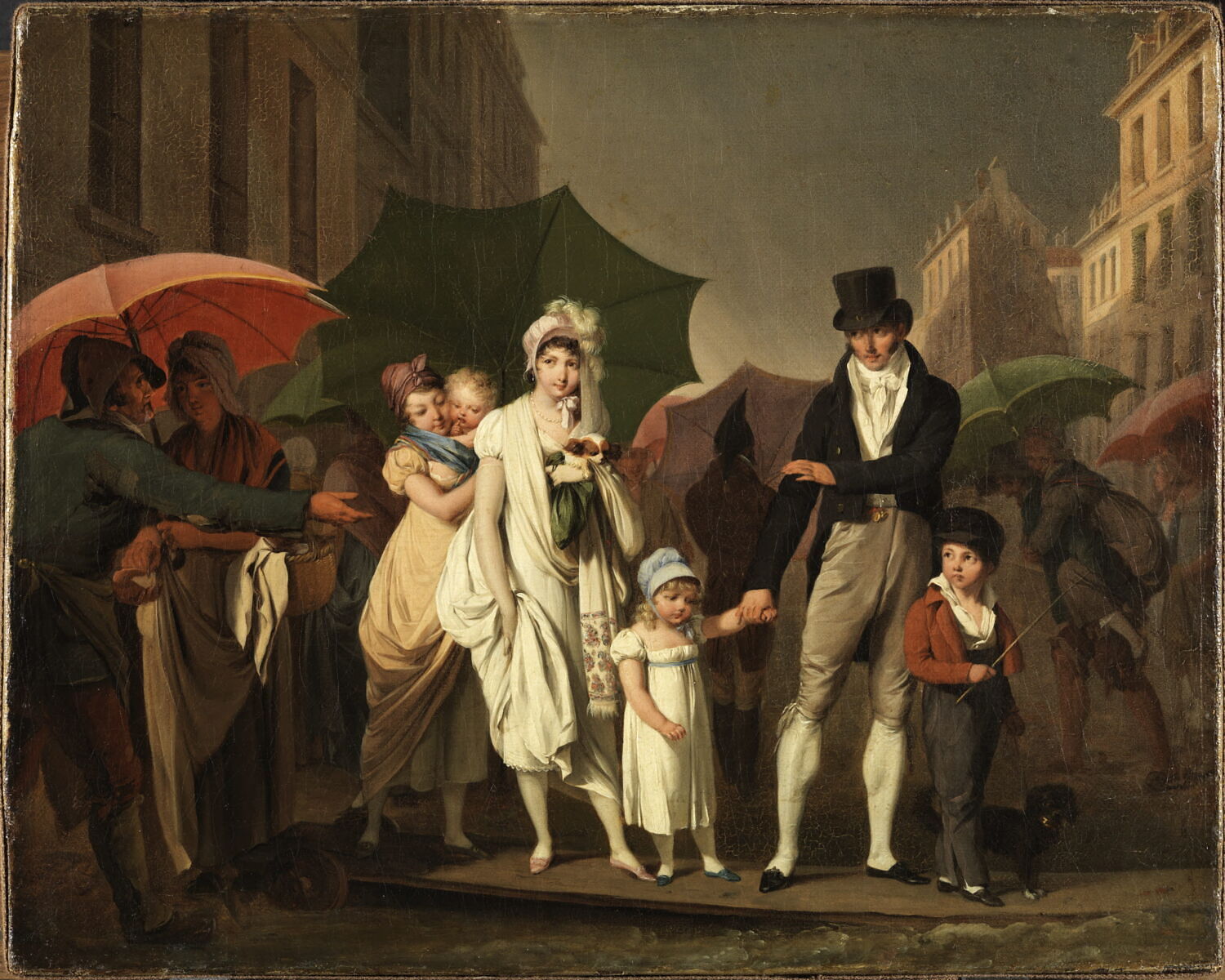 L'averse., Boilly, Louis Léopold, 1e quart du XIXe siècle (1800 - 1825)