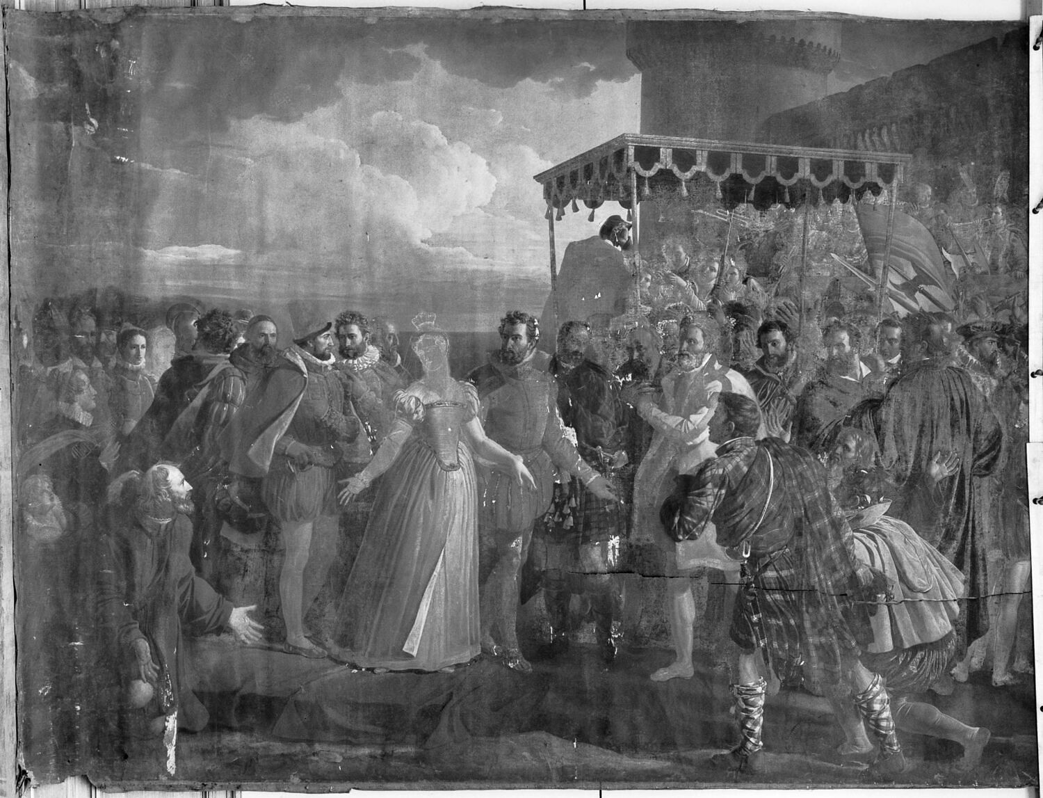 Retour de Marie Stuart en Ecosse, Thévenin, Charles, 1e moitié du XIXe siècle (1847)