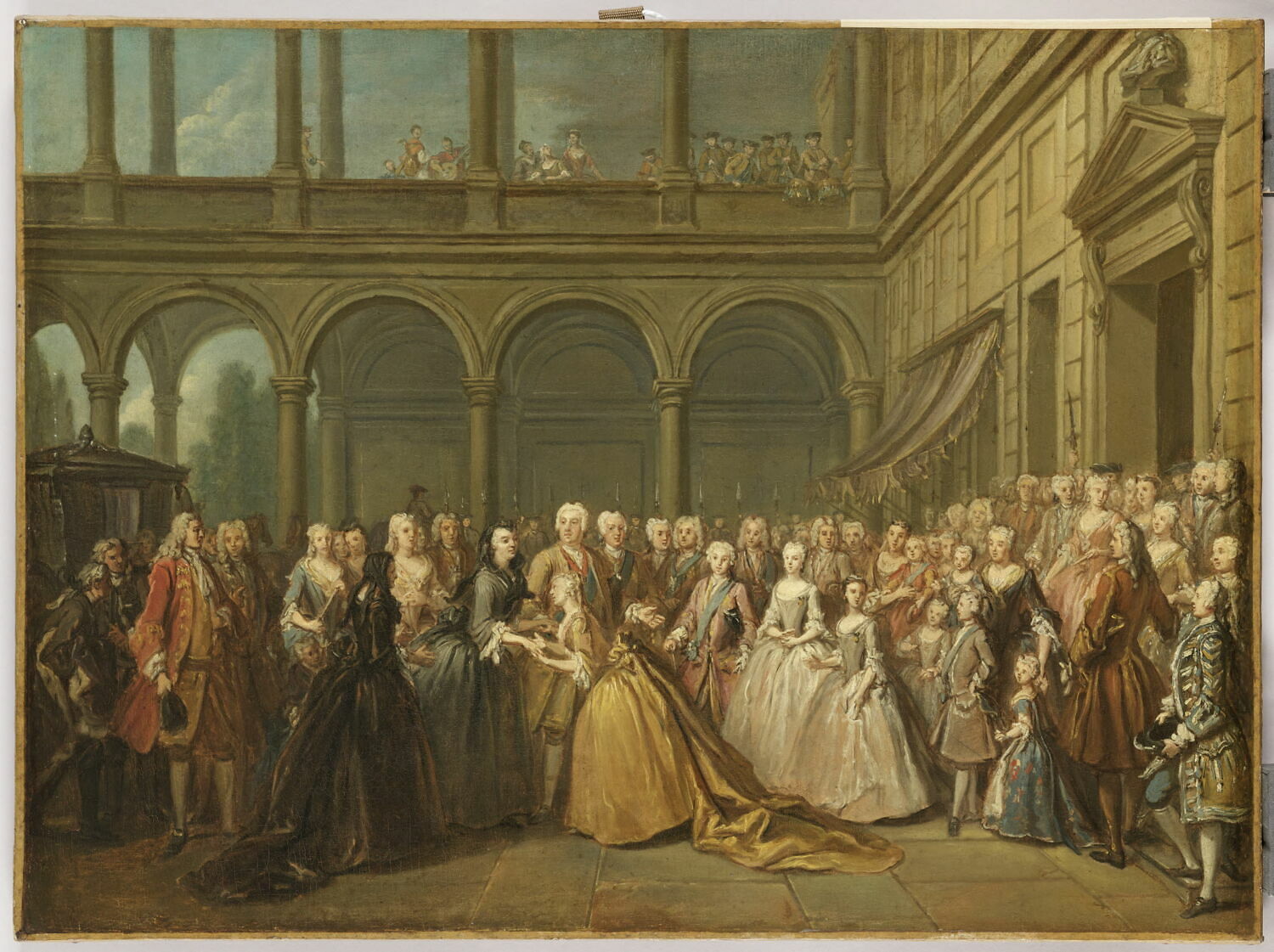 L'Entrevue de Neuhaus (24 mai 1737), Silvestre, Louis de, 2e quart du XVIIIe siècle (1737)
