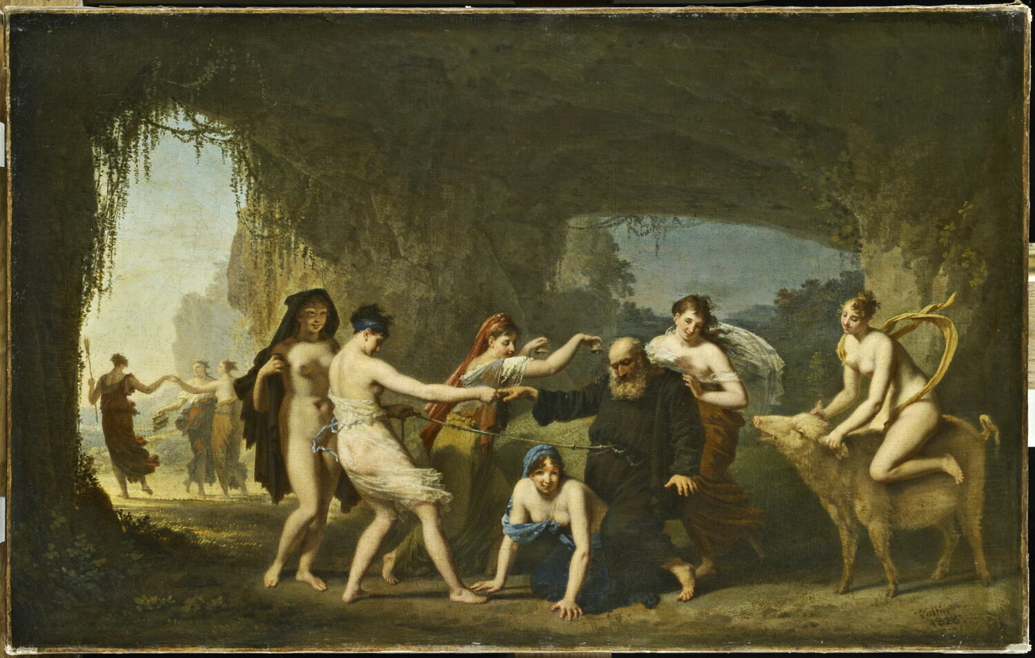 La Tentation de saint Antoine, Vallin, Jacques Antoine, 2e quart du XIXe siècle (1826)