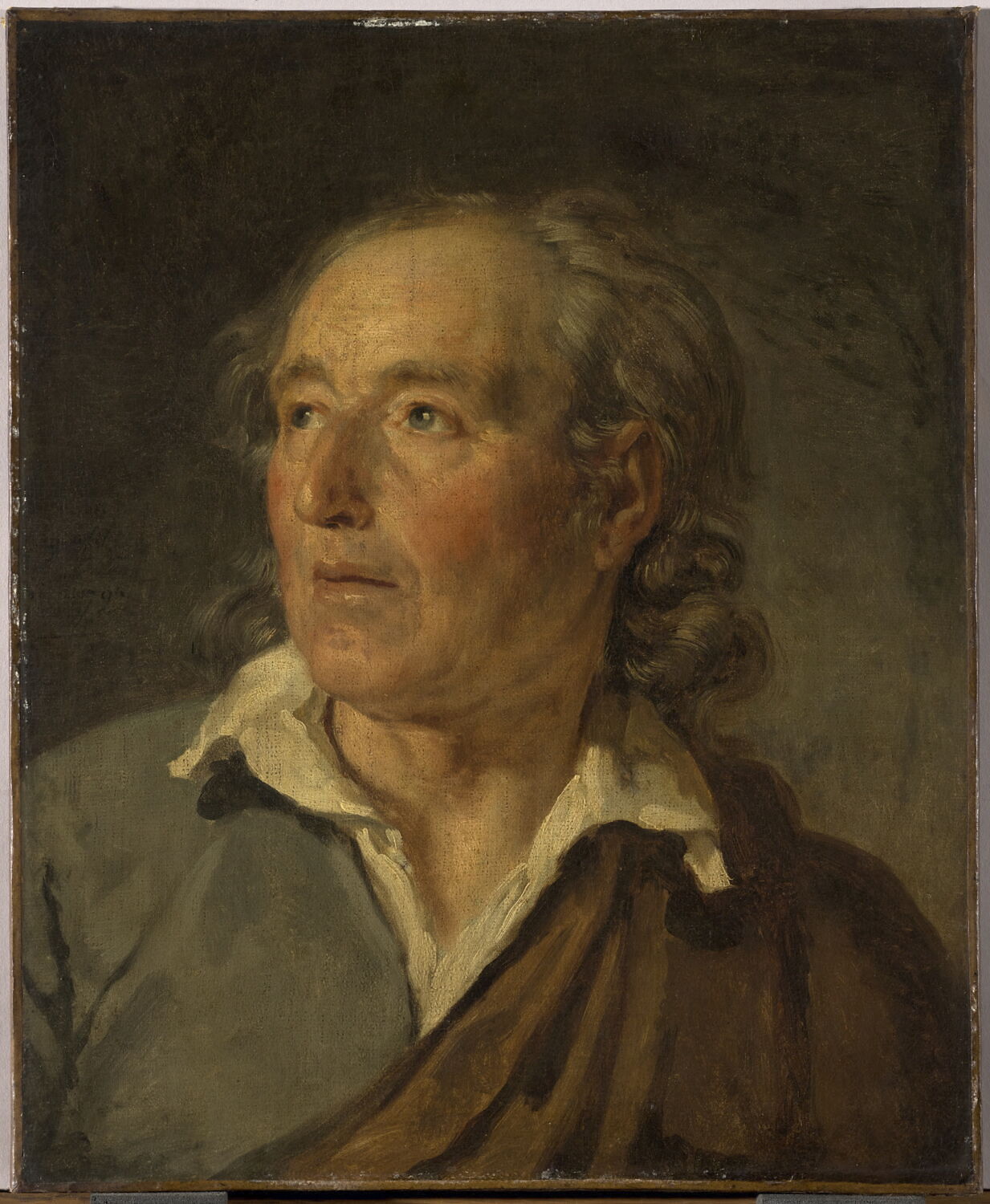 Portrait dit d'un modèle de Greuze, Pajou, Jacques Augustin, 4e quart du XVIIIe siècle (1794)