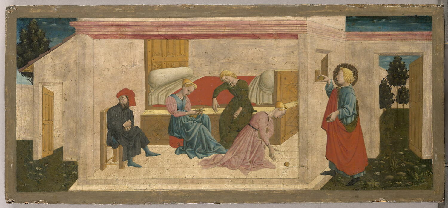 La Charité de saint Nicolas de Bari, Giovanni Francesco da Rimini, 3e quart du XVe siècle (1450 - 1475)