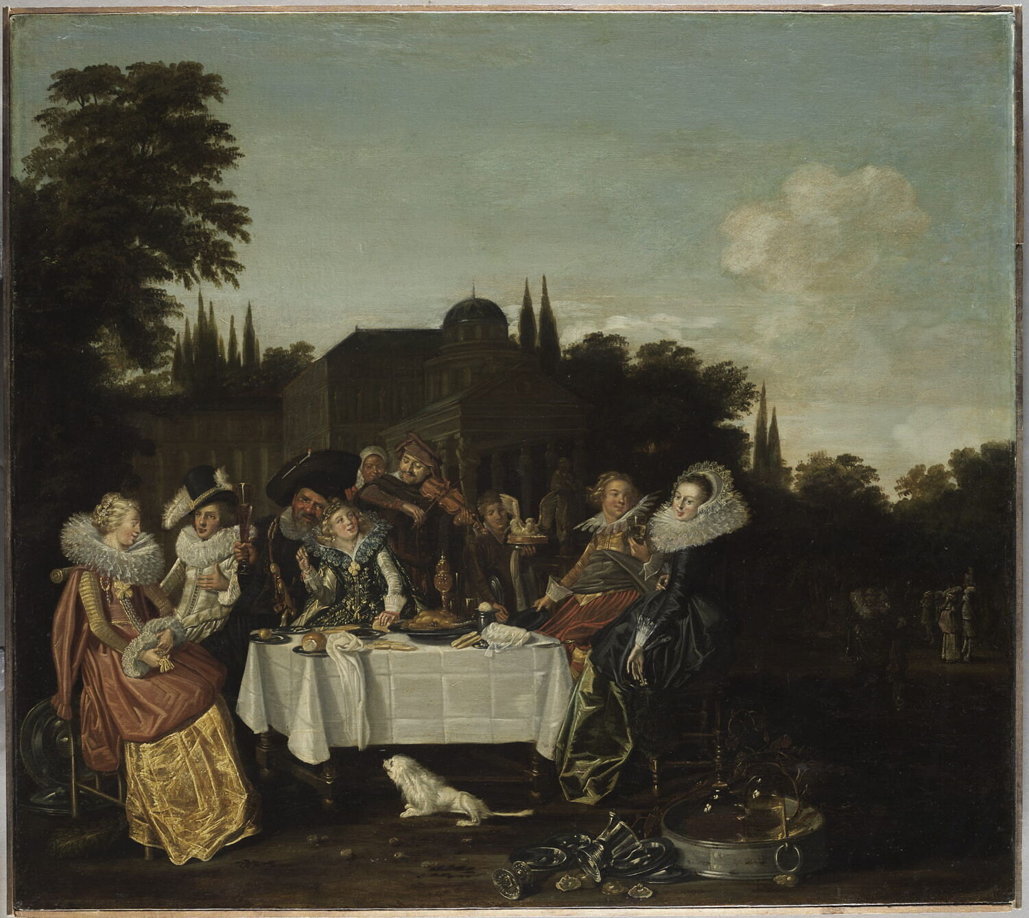 Festin champêtre, Hals, Dirck, 2e quart du XVIIe siècle (?) (vers 1620)