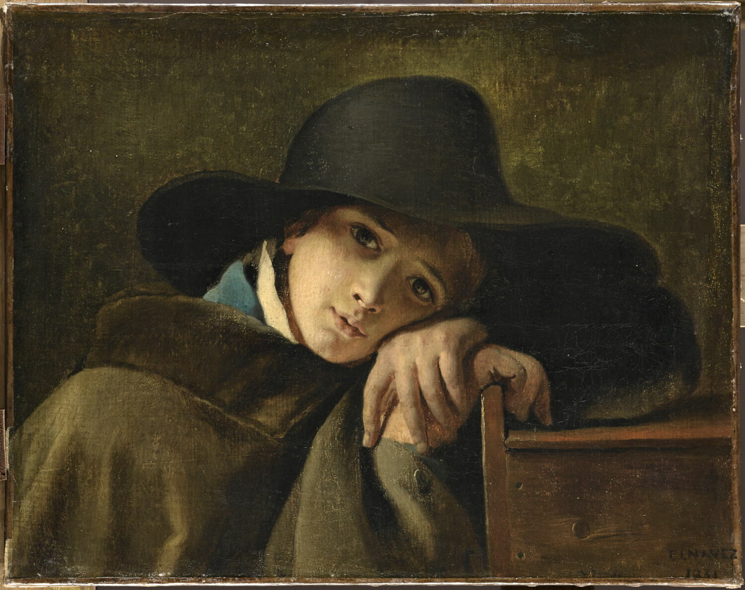 Portrait de jeune garçon, Navez, François-Joseph, 2e quart du XIXe siècle (1831)
