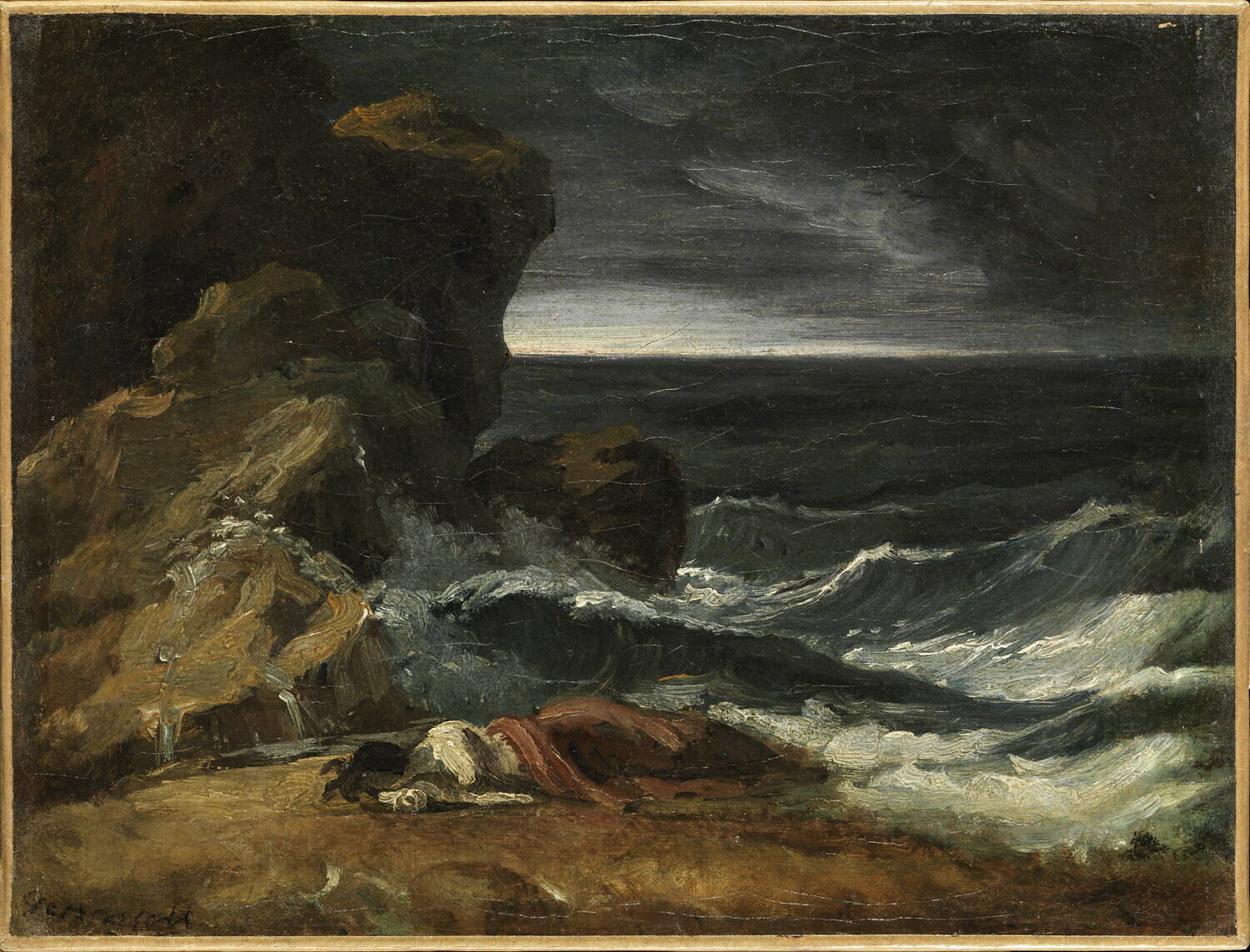 La tempête ou L'épave, Géricault, Théodore, 1e quart du XIXe siècle (1800 - 1825)