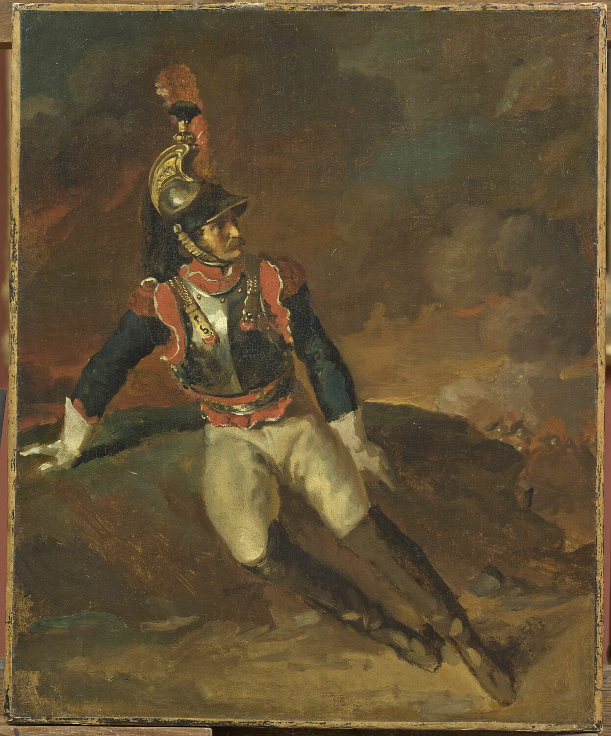 Cuirassier blessé, Géricault, Théodore, 1e quart du XIXe siècle (1800 - 1825)