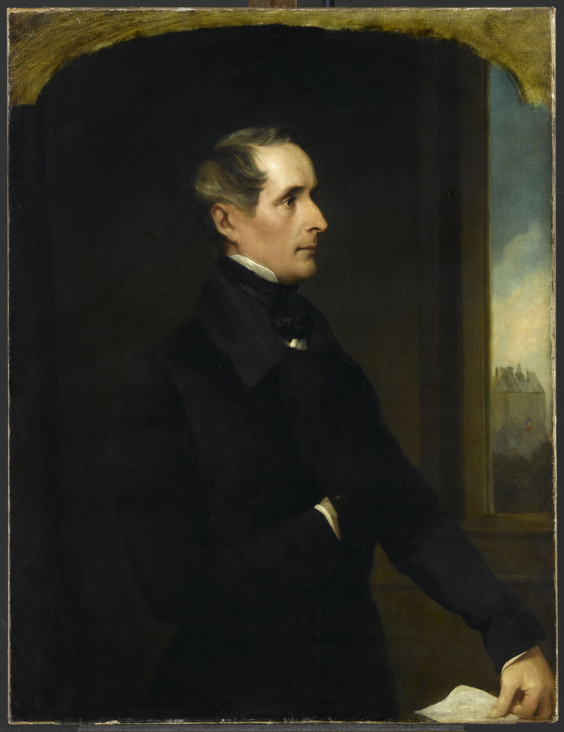 Portrait d'Alphonse de Lamartine (1790-1869), poète et homme politique français, Phillips, Henry Wyndham, 2e quart du XIXe siècle (1848)