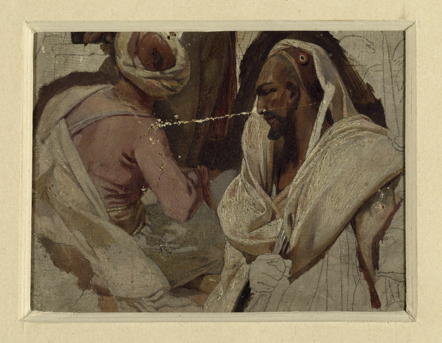 Deux Egyptiens., Cogniet, Léon, 2e quart du XIXe siècle (1831)