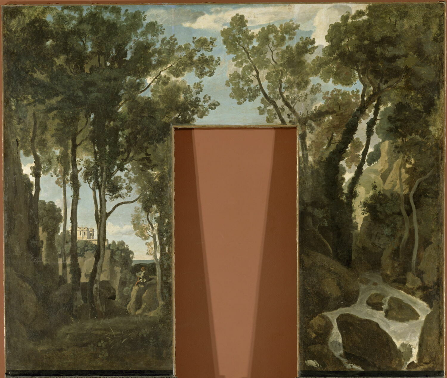 Souvenir du golfe de Gênes., Corot, Jean-Baptiste Camille, 2e quart du XIXe siècle (1825 - 1850)