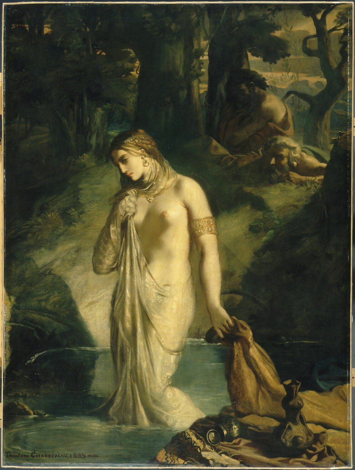 Suzanne au bain, Chassériau, Théodore, 2e quart du XIXe siècle (1839)