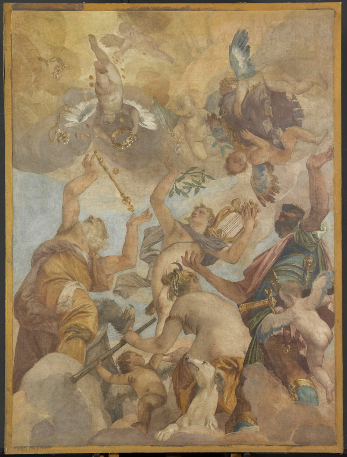 Les Sept Divinités planétaires : Jupiter, Apollon, Diane et Mars, Paolo Caliari, dit Veronese, 3e quart du XVIe siècle (1550 - 1575)
