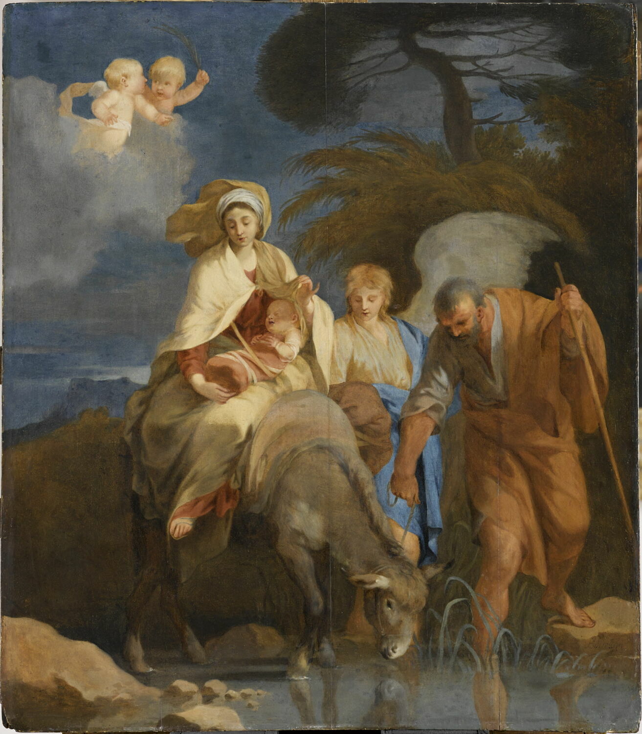 La fuite en Égypte, Bourdon, Sébastien, 2e quart du XVIIe siècle (vers 1644 - 1645)