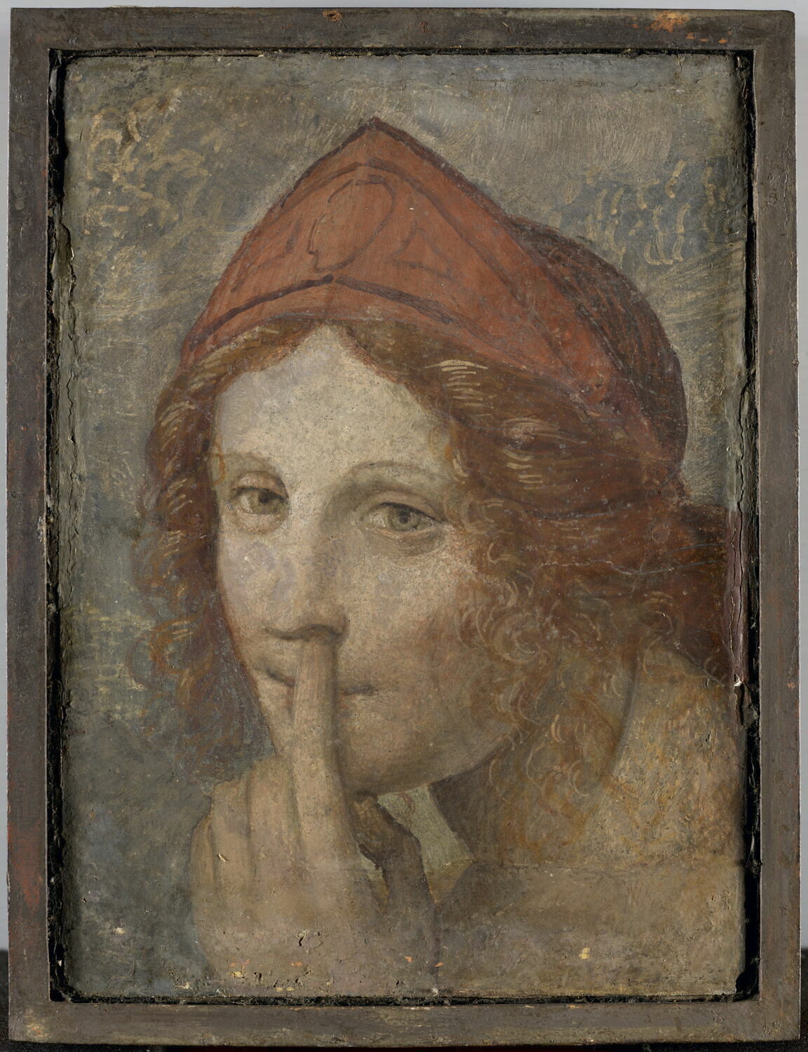 Le Silence. Fragment, Luini, Bernardino, 1e quart du XVIe siècle (1500 - 1525)