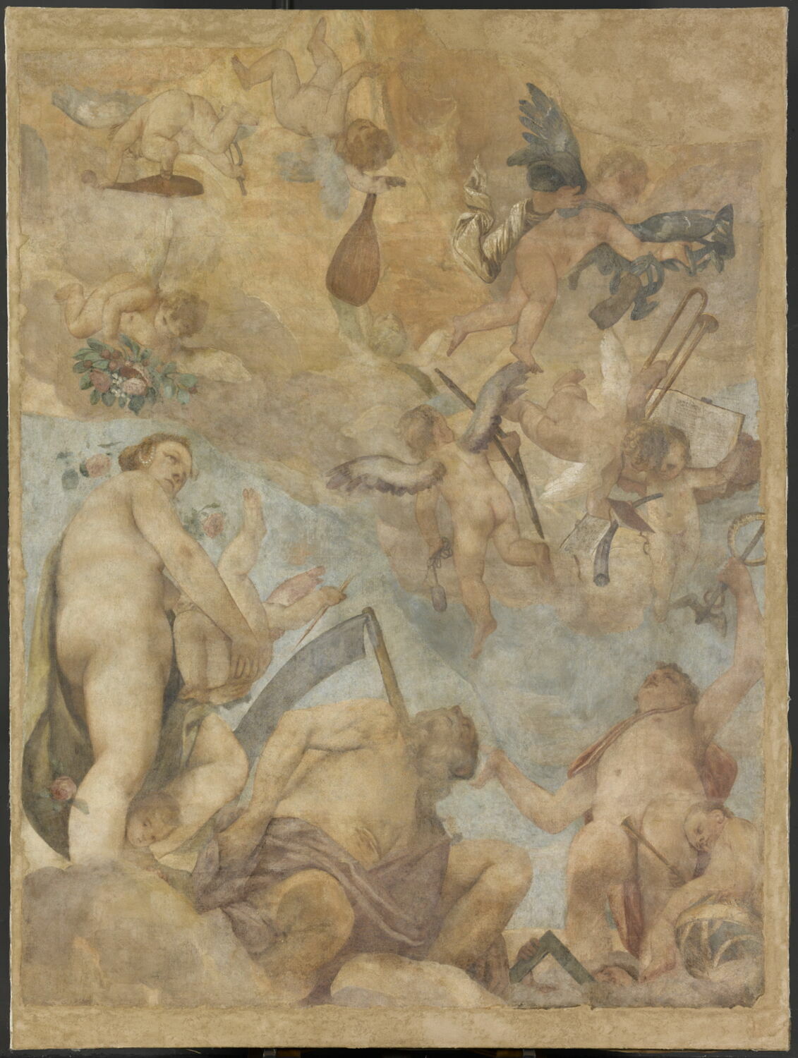 Les Sept Divinités planétaires : Vénus, Saturne et Mercure, Paolo Caliari, dit Veronese, 3e quart du XVIe siècle (1550 - 1575)