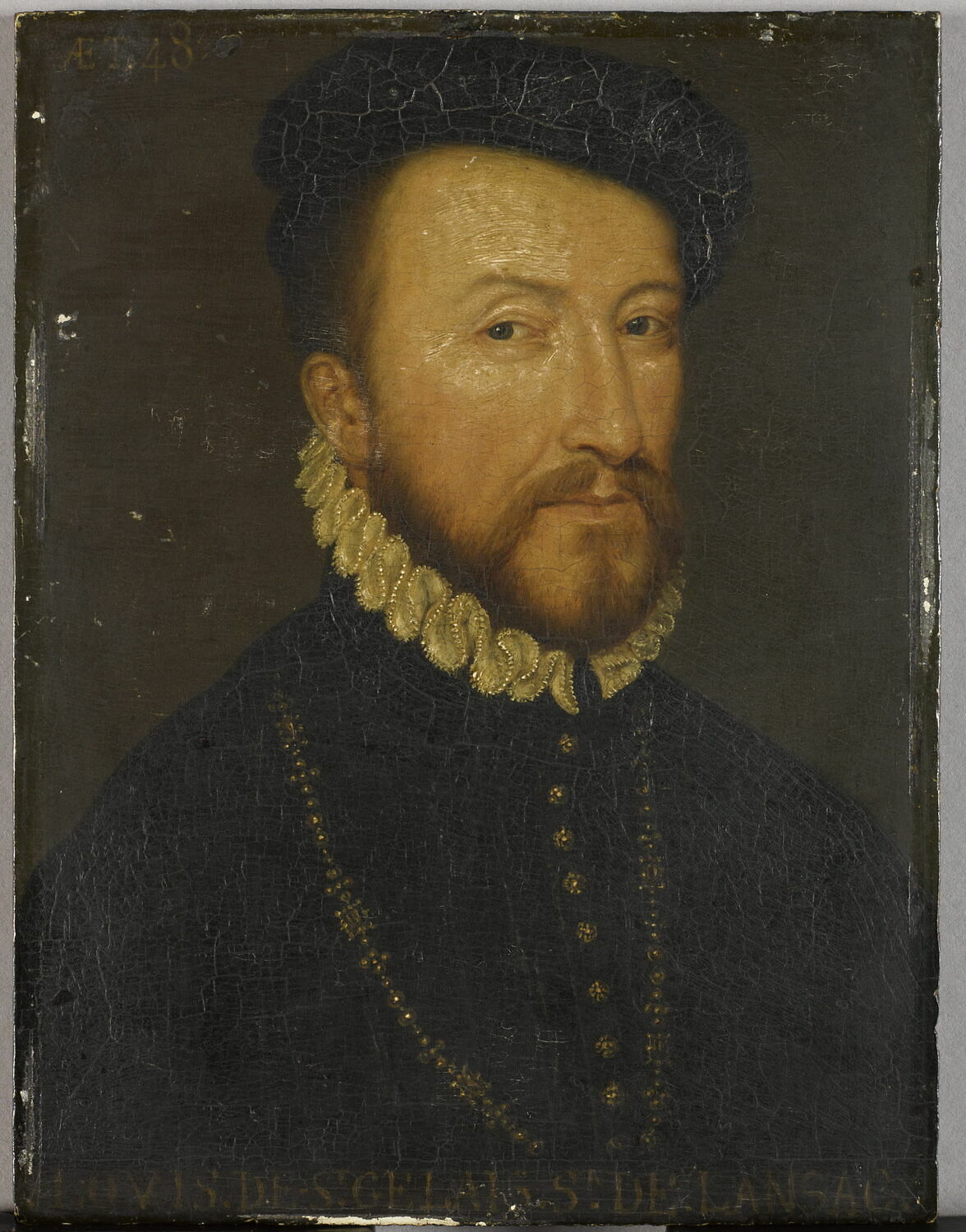 Louis de Saint-Gelais, seigneur de Lansac (1513-1589)., Clouet, François,  (vers 1561)
Date de création/fabrication : XIXe siècle