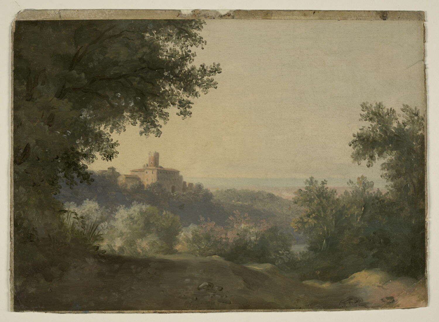 Vue à Nemi, Valenciennes, Pierre de, 1e quart du XIXe siècle (1800 - 1825)