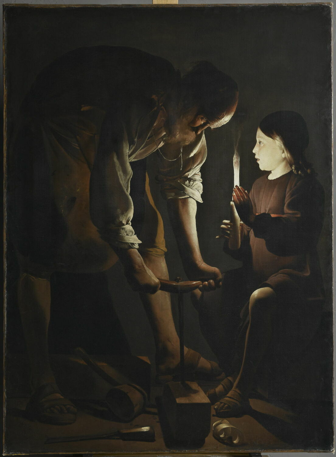 Saint Joseph charpentier, Georges de La Tour