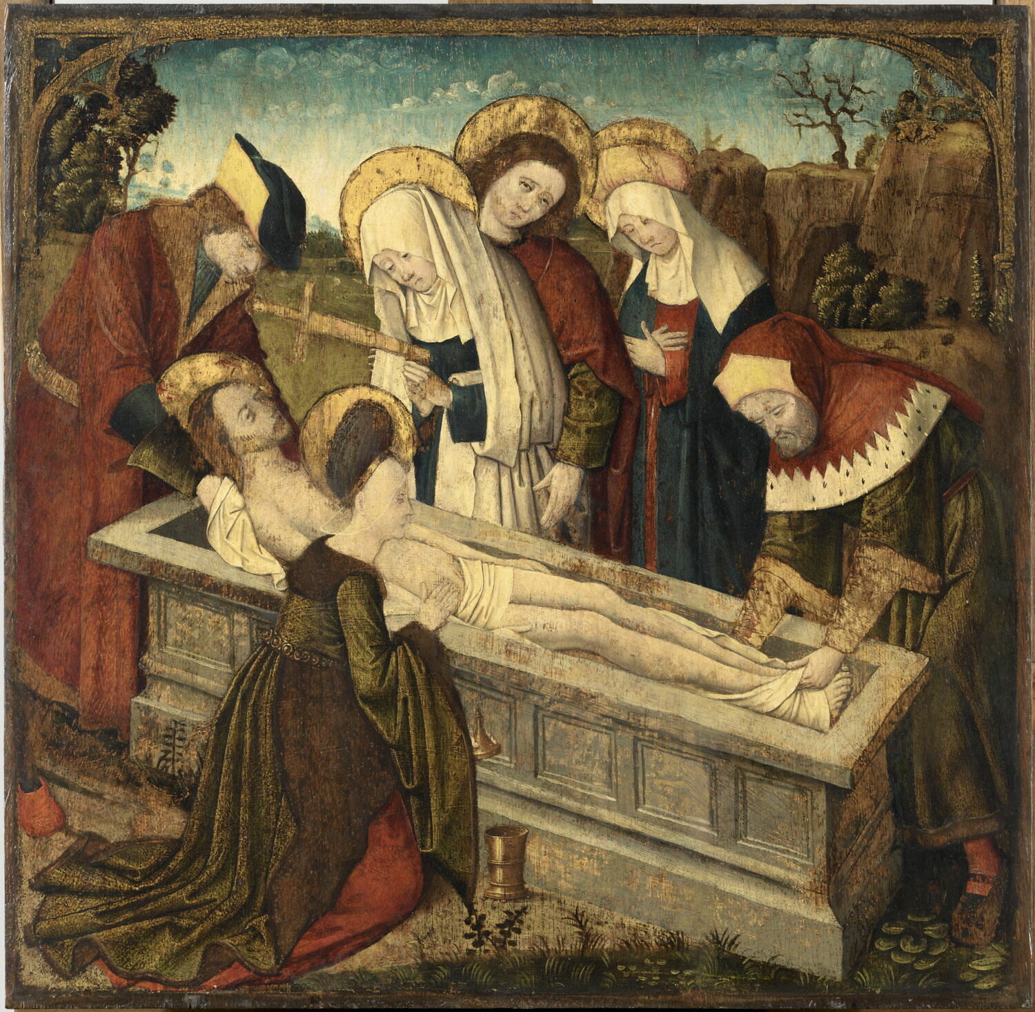 La Mise au tombeau, Anonyme, 1e quart du XVIe siècle (1500 - 1525)