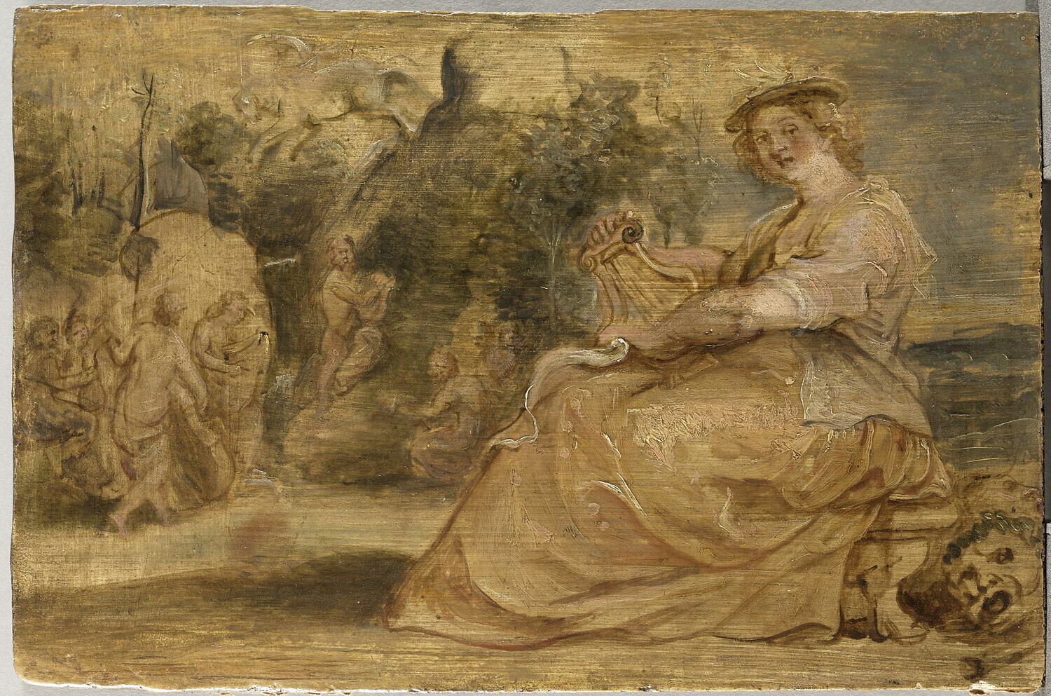 Allégorie de la Musique avec Apollon et le concert des Muses, Rubens, Petrus Paulus, XVIIe siècle (vers 1635 - 1636)