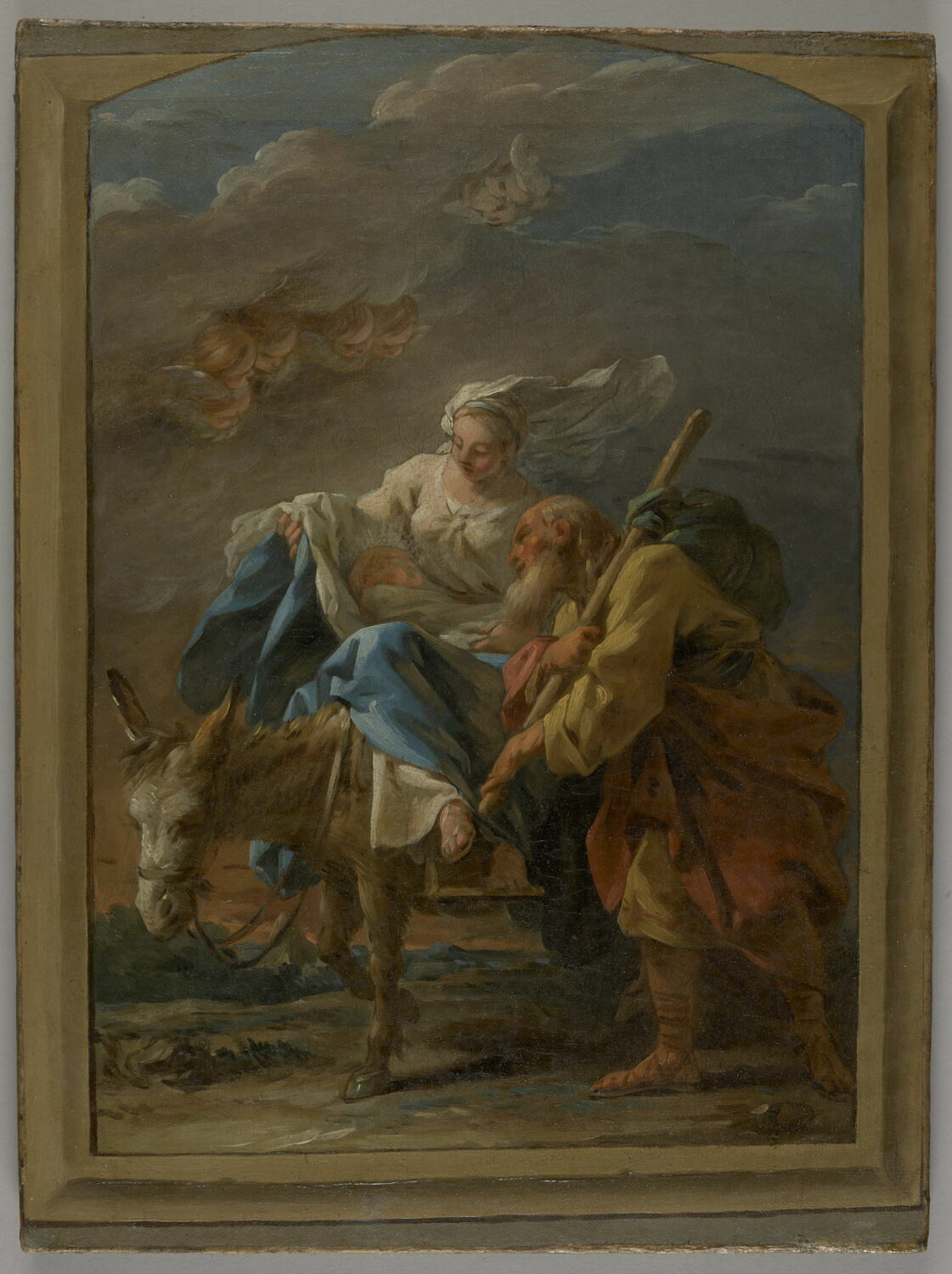 La Fuite en Égypte., Hallé, Noël, 3e quart du XVIIIe siècle (1759)