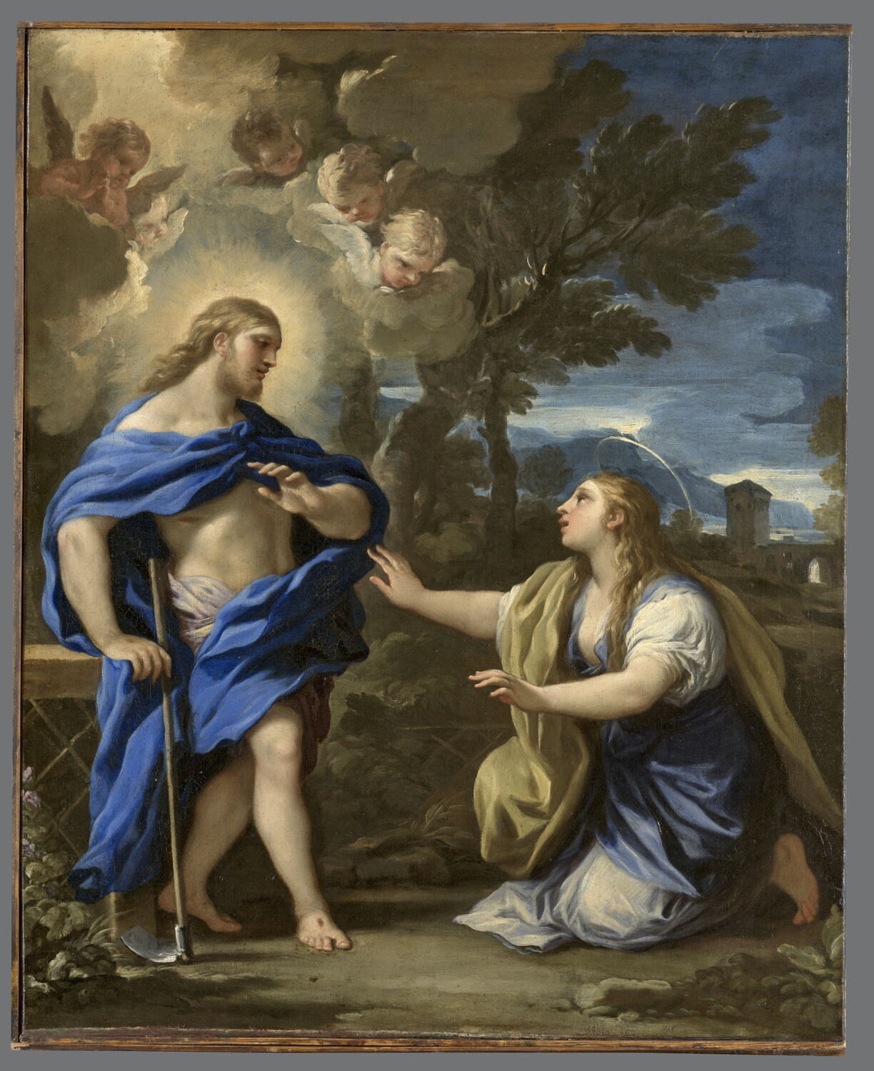 Le Christ apparaissant à la Madeleine, Giordano, Luca, XVIIe siècle (1600 - 1700)