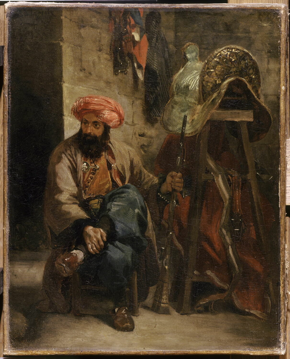 Le turc à la selle, Delacroix, Eugène, 2e quart du XIXe siècle (1825 - 1850)