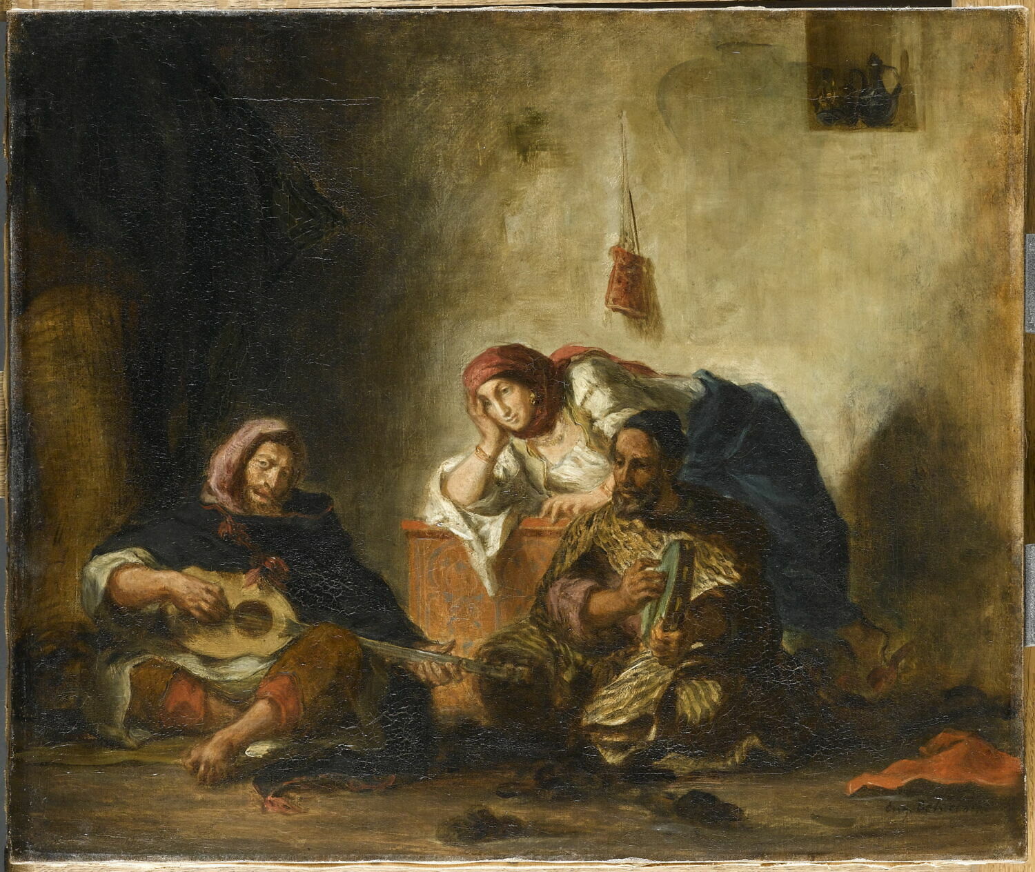Musiciens juifs de Mogador, Delacroix, Eugène, 2e quart du XIXe siècle (1847)