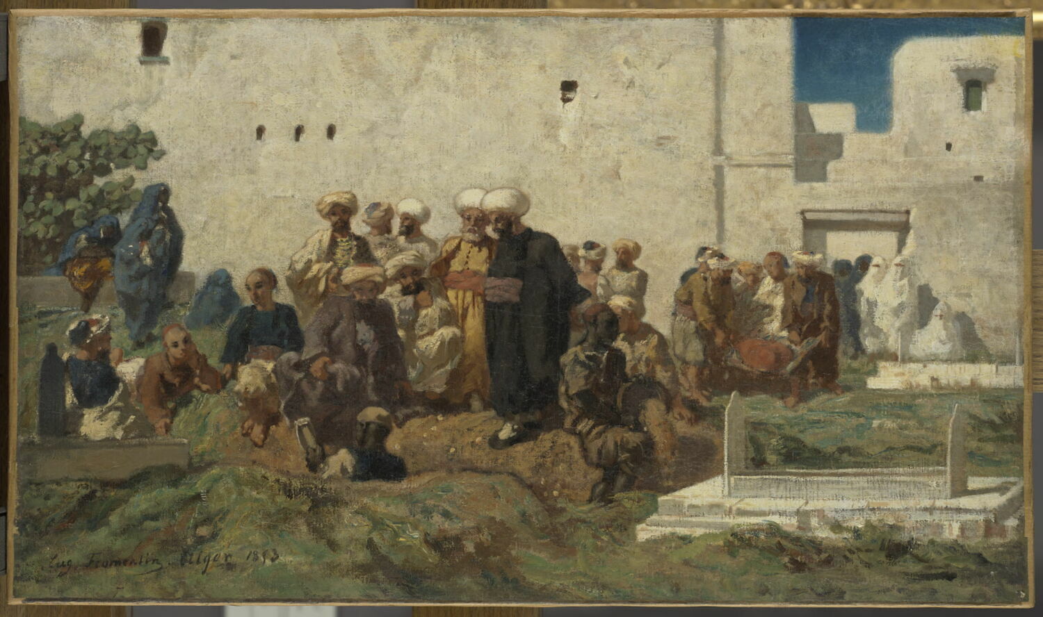 Enterrement maure, Fromentin, Eugène, 3e quart du XIXe siècle (1853)